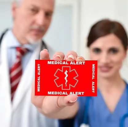 20pcs Medical Emergency Cards